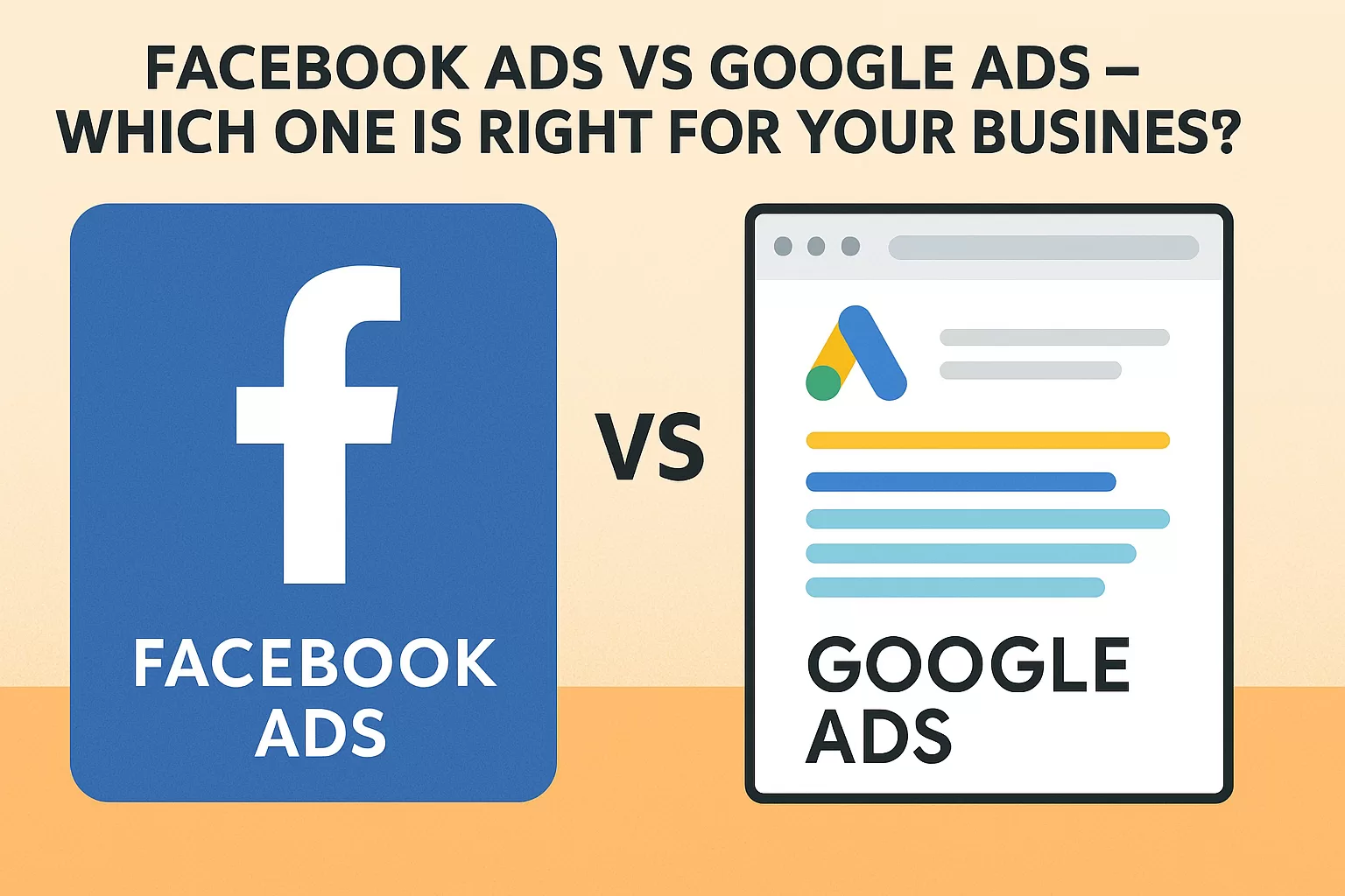 facebook vs google ads facebook vs google ads