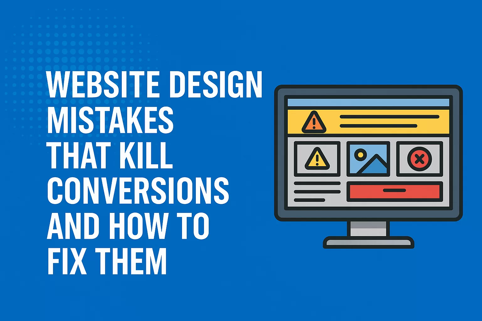 Website Design Mistakes That Kill Conversions and How to Fix Them